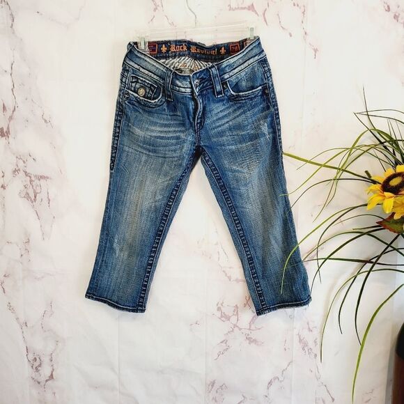 Rock Revival Jen capri jeans - Picture 3 of 5